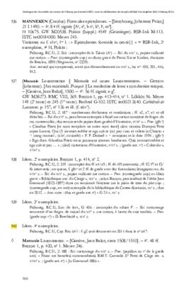 (Inc. Cap. Rés. 641) [Manuale Lausannense:] Manuale ad usum Lausannensem : notice du catalogue im...