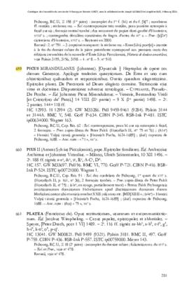 (Inc. Cap. Rés. 62) Johannes Picus Mirandulanus. Opuscula : notice du catalogue imprimé