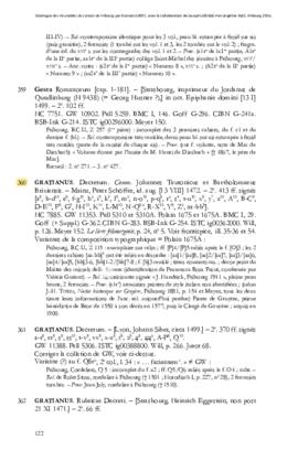 (Inc. Z 115) Gratianus. Decretum : notice du catalogue imprimé