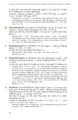 (Inc. Z 227) Bartholomaeus de Sancto Concordio. Summa de casibus conscientiae : notice du catalog...