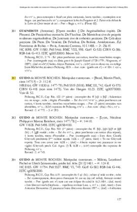 (Inc. Cap. Rés. 433, 1re pièce) Guido de Monte Rochen. Manipulus curatorum : notice du catalogue ...