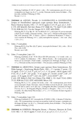 (Inc. Cap. Rés. 429, 1re pièce) Thomas de Hibernia. Manipulus florum : notice du catalogue imprimé