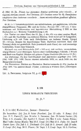 (ms. L 338) Liber horarum Trecensis