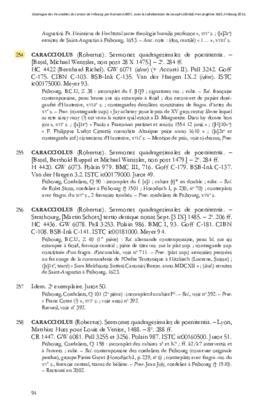 (Inc. Z 38) Robertus Caracciolus. Sermones quadragesimales de poenitentia : notice du catalogue i...